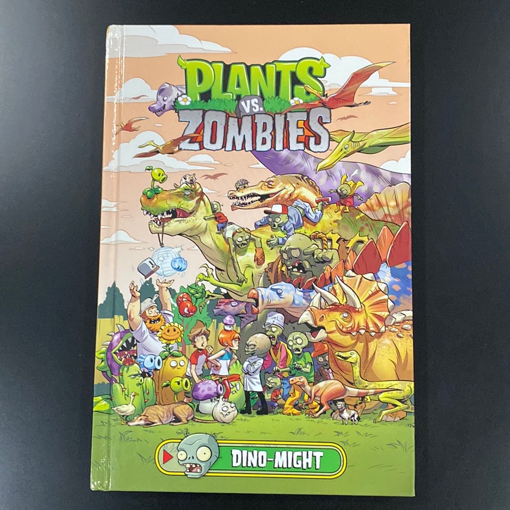 Plants vs. Zombies Volume 12: Dino-Might by Paul Tobin - Hardcover Graphic Novel